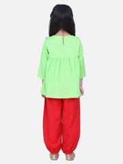 Ethnic Suit Set for Girls - Green | BS24IW58GRA