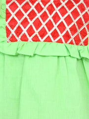 Ethnic Suit Set for Girls - Green | BS24IW58GRA