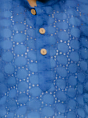 Cotton Kurta Pajama Set for Boys - Sky Blue | BS24KP65BLC