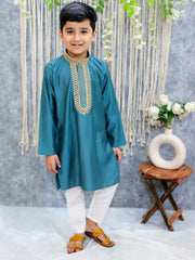 Kurta Pajama Set for Boys - Green | BS24KP66GRB