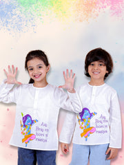 Pure Cotton Sweatshirt for Unisex - White | BS24TP46WHA