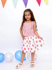 Lehenga Choli Set for Girls - Pink | BS25CS03PIA