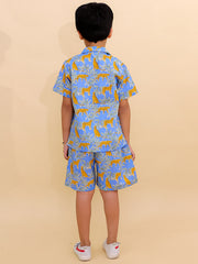 Ethnic Clothing Set for Kids - Blue | BS25CS05BLA