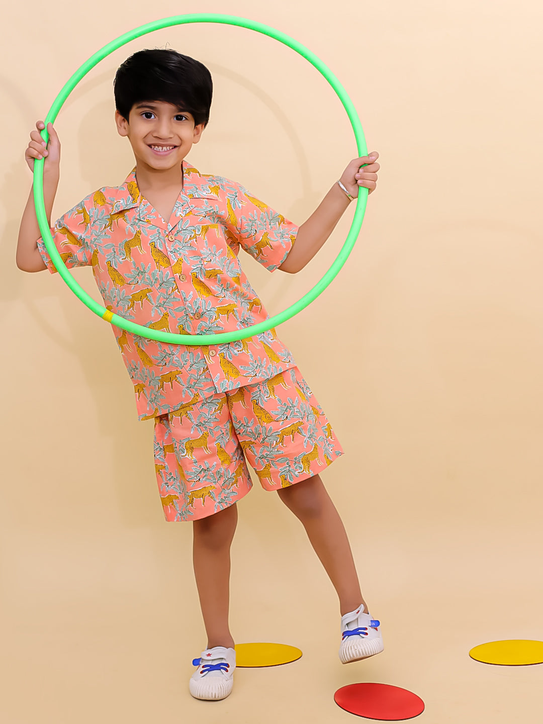 Ethnic Clothing Set for Kids - Pink | BS25CS05PEA | DesiQlo