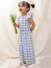 Ethnic Clothing Set for Girls - Blue | BS25CS06BLA