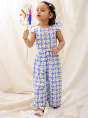 Ethnic Clothing Set for Girls - Blue | BS25CS06BLA