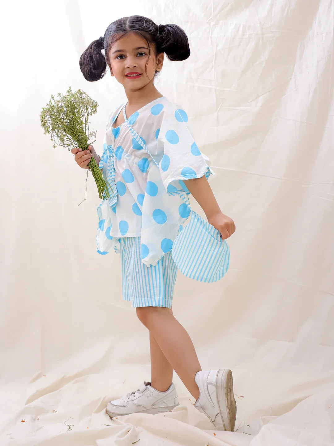 Ethnic Clothing Set for Girls - Blue | BS25CS07BLA | DesiQlo