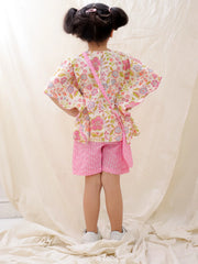 Ethnic Clothing Set for Girls - Fuchsia | BS25CS07FPA