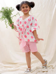 Ethnic Clothing Set for Girls - Pink | BS25CS07RPA