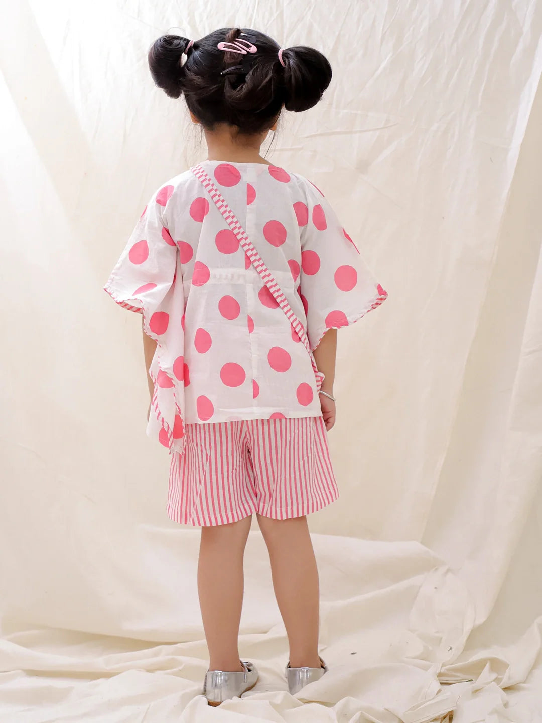 Ethnic Clothing Set for Girls - Pink | BS25CS07RPA | DesiQlo