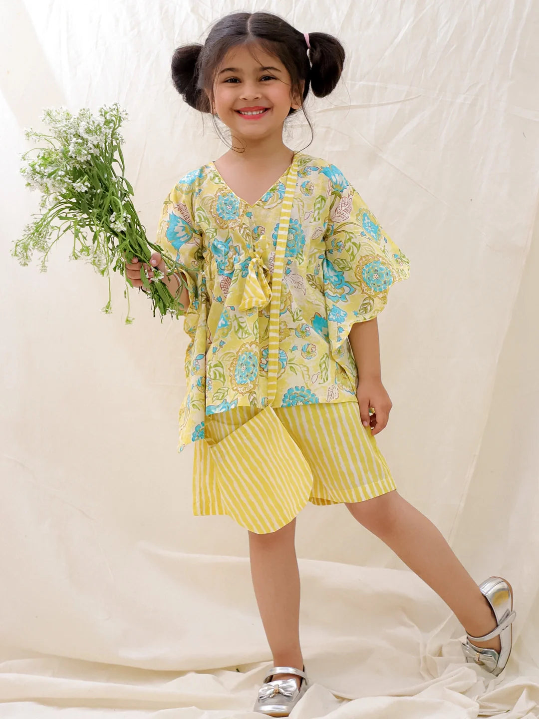 Ethnic Clothing Set for Girls - Yellow | BS25CS07YLA