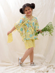 Ethnic Clothing Set for Girls - Yellow | BS25CS07YLA