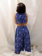 Ethnic Clothing Set for Girls - Blue | BS25CS08BLA