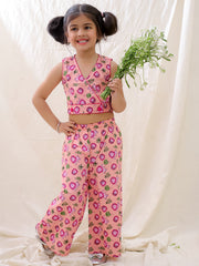 Ethnic Clothing Set for Girls - Pink | BS25CS08PIA