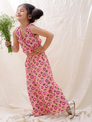Ethnic Clothing Set for Girls - Pink | BS25CS08PIA