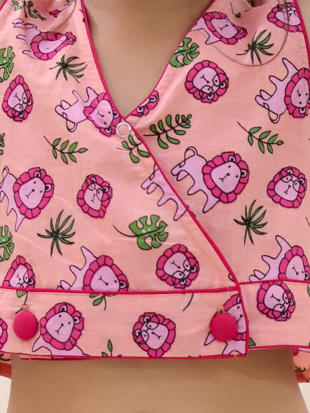 Ethnic Clothing Set for Girls - Pink | BS25CS08PIA | DesiQlo