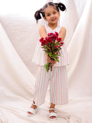 Ethnic Clothing Set for Kids - Off White | BS25CS09WHA