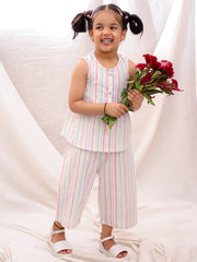 Ethnic Clothing Set for Kids - Off White | BS25CS09WHA