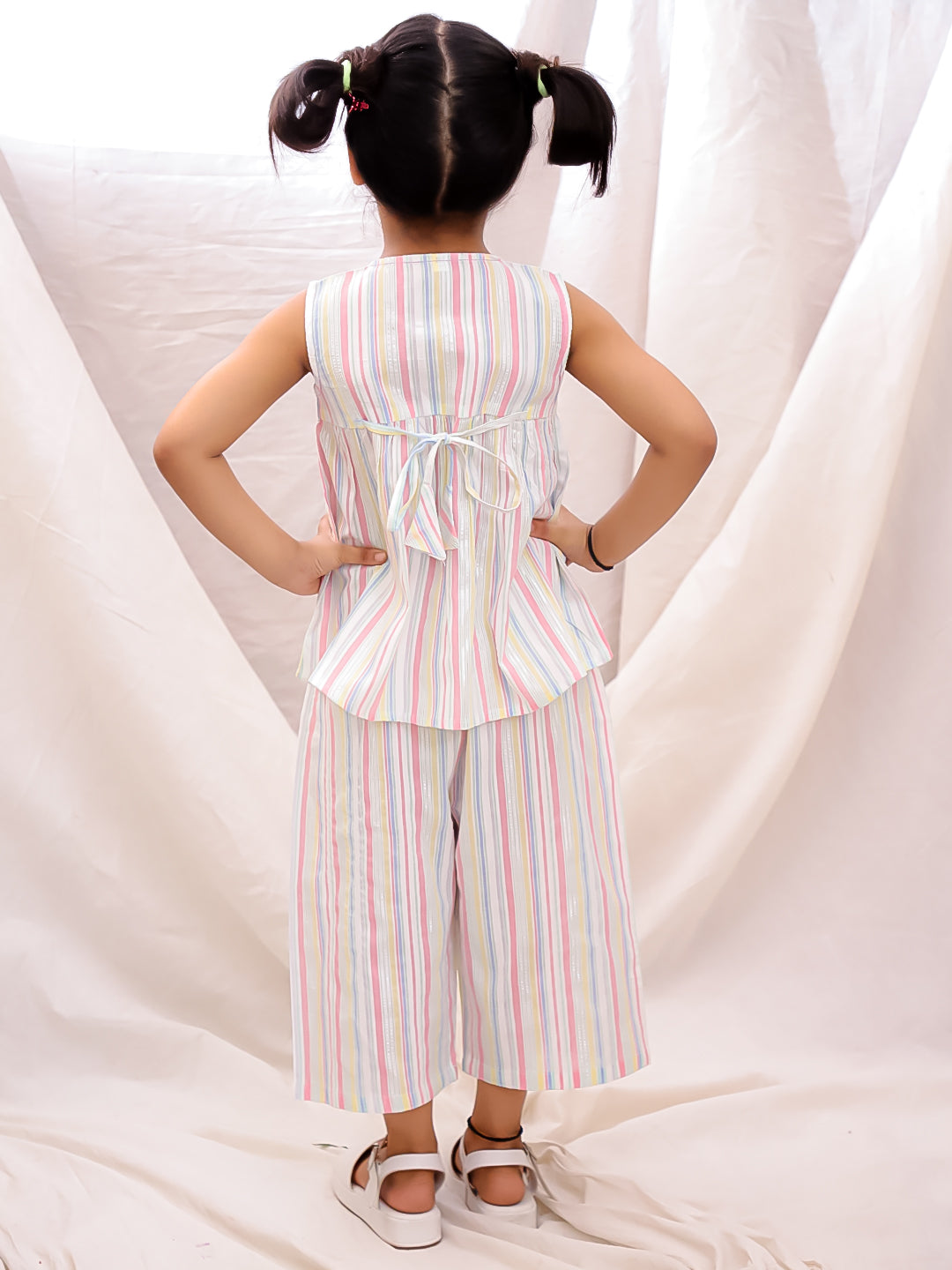 Ethnic Clothing Set for Kids - Off White | BS25CS09WHA | DesiQlo