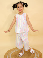 Ethnic Clothing Set for Kids - Off White | BS25CS09WHA