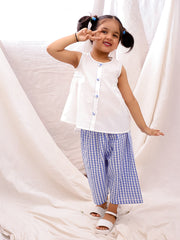 Ethnic Clothing Set for Kids - Off White | BS25CS09WHA
