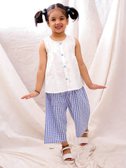 Ethnic Clothing Set for Kids - Off White | BS25CS09WHA