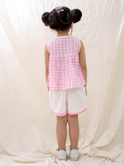 Ethnic Clothing Set for Girls - Pink | BS25CS10PIA