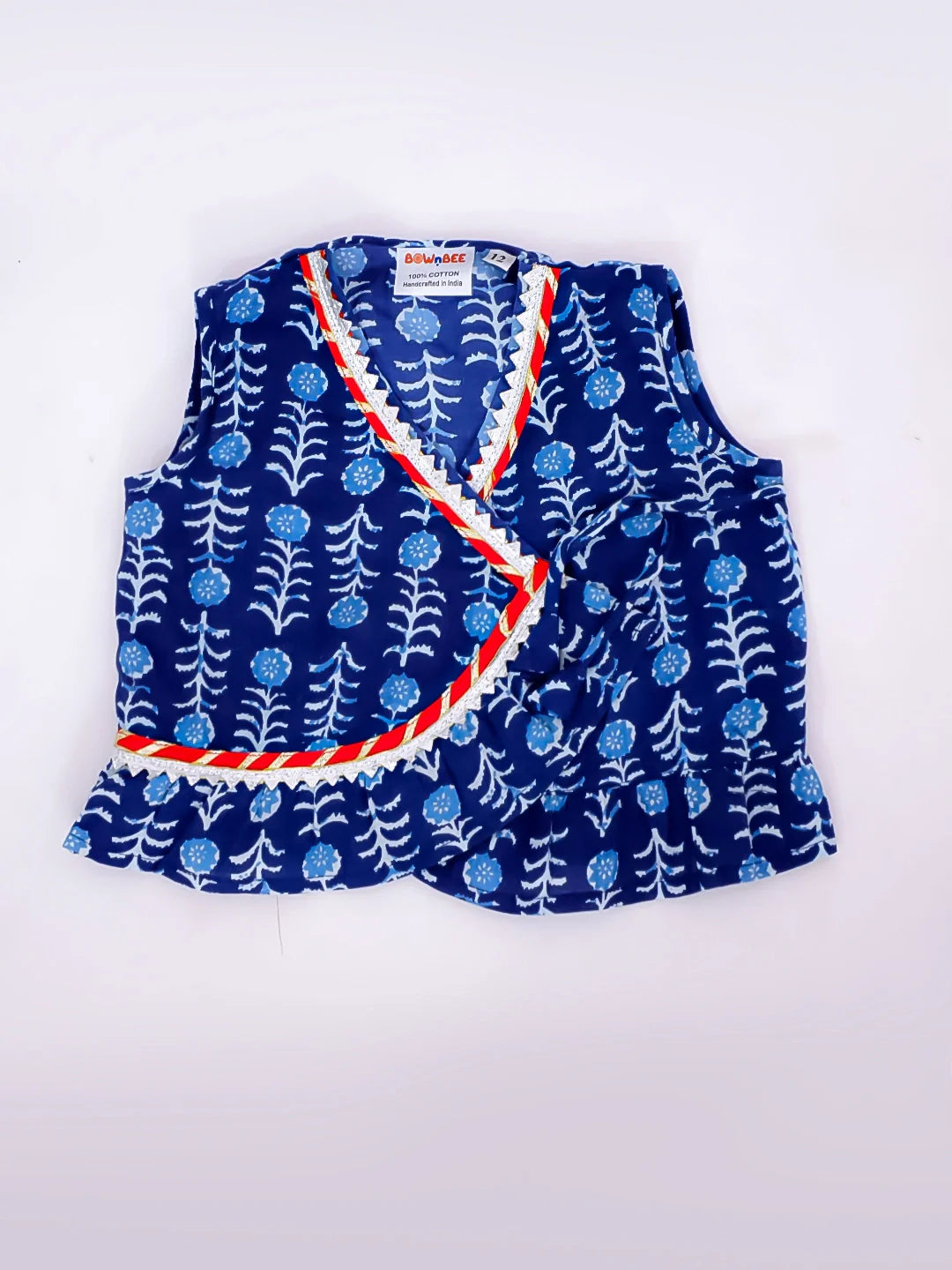 Ethnic Clothing Set for Girls - Blue | BS25CS11INA | DesiQlo