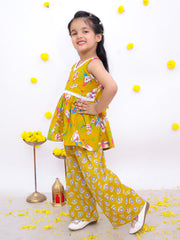 Ethnic Clothing Set for Girls - Mustard | BS25CS12MSA