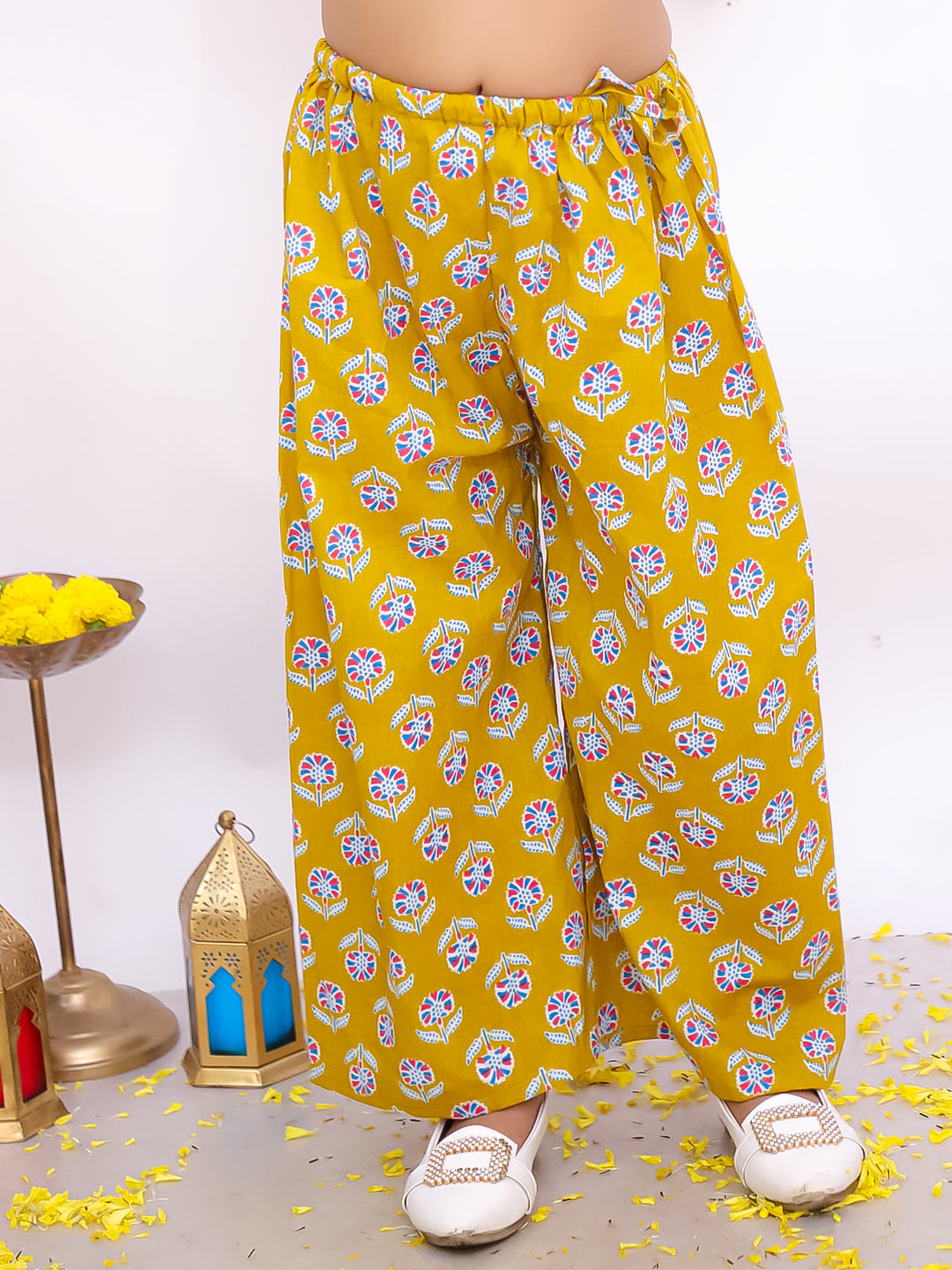 Ethnic Clothing Set for Girls - Mustard | BS25CS12MSA | DesiQlo