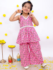 Ethnic Clothing Set for Girls - Pink | BS25CS12PIA