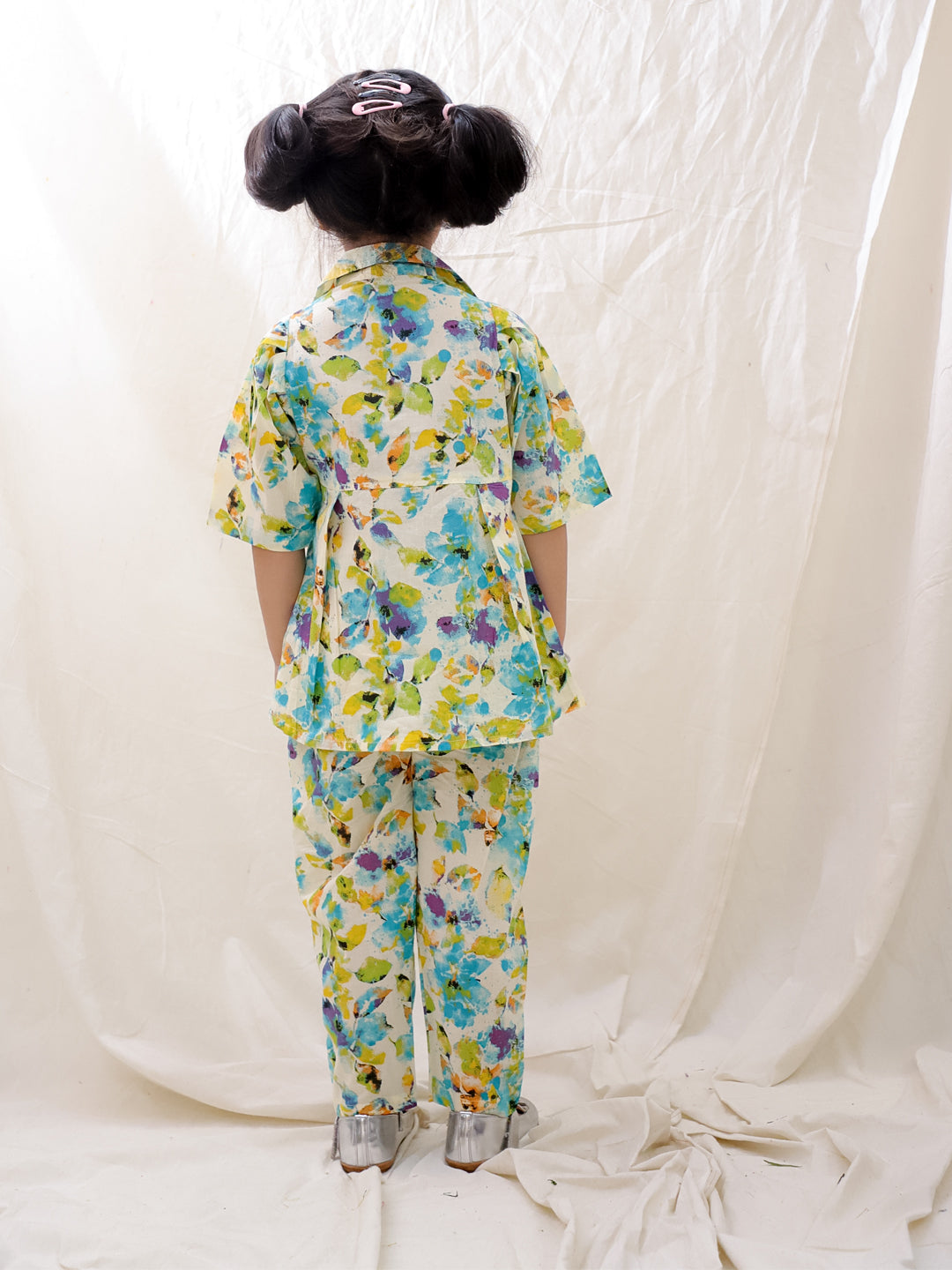 Ethnic Clothing Set for Girls - Green | BS25CS13GRA | DesiQlo