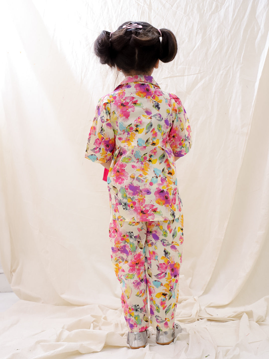 Ethnic Clothing Set for Girls - Pink | BS25CS13PIA | DesiQlo
