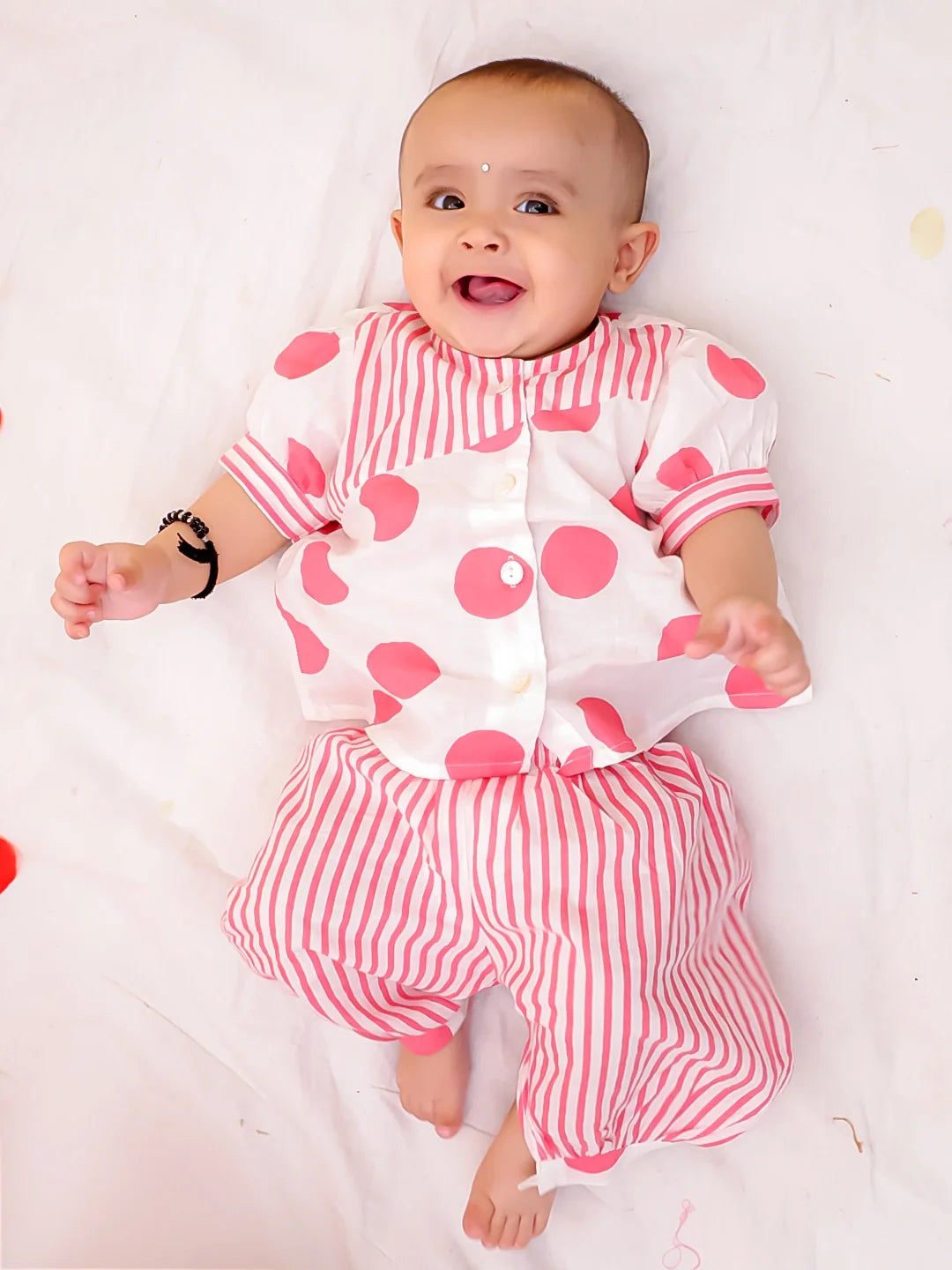 Ethnic Clothing Set for Girls - White | BS25CS17WHA | DesiQlo
