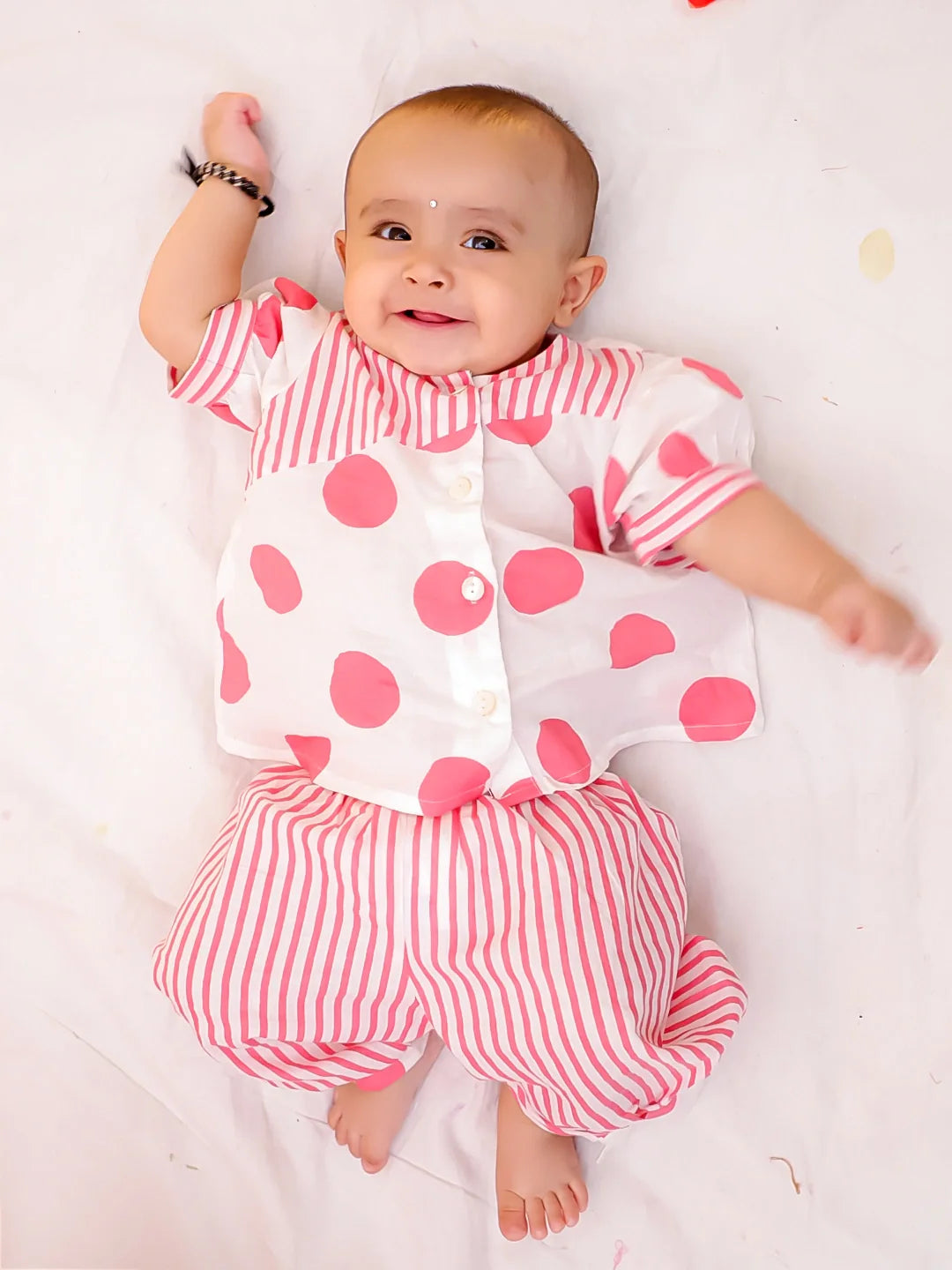 Ethnic Clothing Set for Girls - White | BS25CS17WHA | DesiQlo