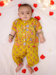 Ethnic Clothing Set for Girls - Yellow | BS25CS17YLA