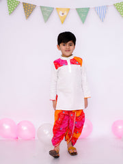 Dhoti Kurta Set for Boys - White | BS25DK01WHA