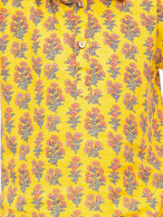 Dhoti Kurta Set for Boys - Yellow | BS25DK02YLA