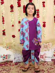 Dhoti Kurta Set for Boys - Orange | BS25DK05PIA