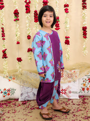 Dhoti Kurta Set for Boys - Orange | BS25DK05PIA