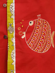 Dhoti Kurta Set for Boys - Yellow | BS25DK06YLA