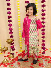 Dhoti Kurta Set for Boys - Pink | BS25DK08PIA