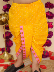 Dhoti Kurta Set for Boys - Pink | BS25DK08PIA