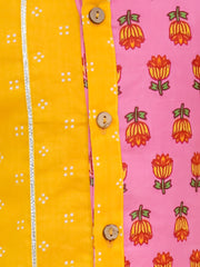 Dhoti Kurta Set for Boys - Pink | BS25DK08PIA