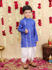 Dhoti Kurta Set for Boys - Pink | BS25DK11PIA