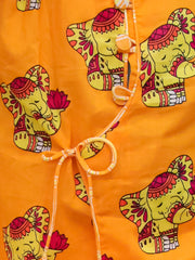 Dhoti Kurta Set for Boys - Orange | BS25DK12ORA