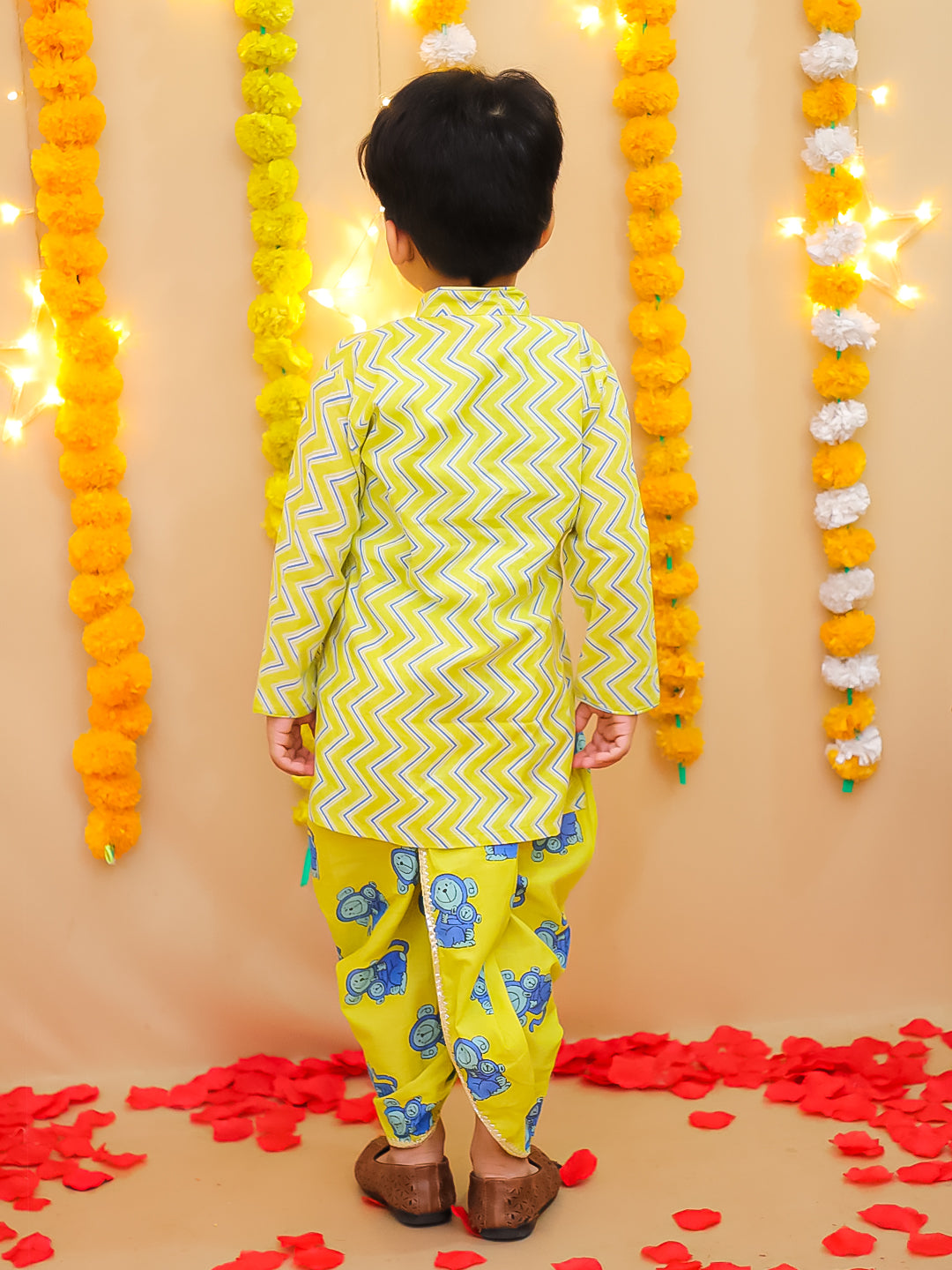Dhoti Kurta Set for Boys - Blue | BS25DK12BLA | DesiQlo