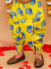 Dhoti Kurta Set for Boys - Blue | BS25DK12BLA