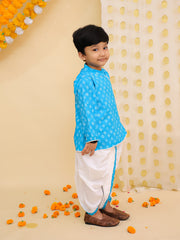 Dhoti Kurta Set for Boys - Navy Blue | BS25DK14NBA