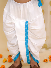 Dhoti Kurta Set for Boys - White | BS25DK14WHA
